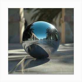 Mirrored Ball 3 Canvas Print