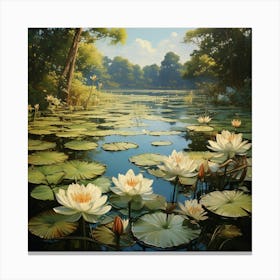 Water Lilies 11 Canvas Print