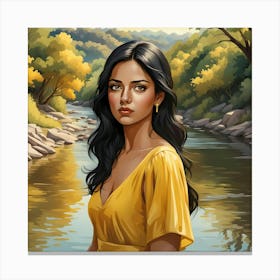 Golden Tranquility Canvas Print