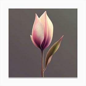 Floral Art 0006 Floral 0009 Floral Botanical 0011 Bp6586 Imagine An Orchid Bud In Its Closed Stage With Delicat 964b918 Canvas Print