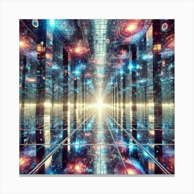 A Mesmerizing Depiction Of The Hall Of Reflections Canvas Print