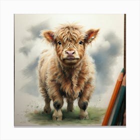 Highland Cow 1 Canvas Print