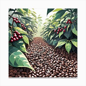 Coffee Beans 5 Canvas Print