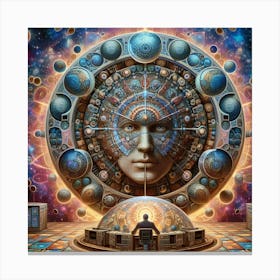 Cosmic DJ 1 Canvas Print