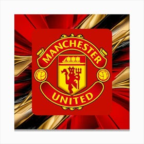 Manchester United F.C. Logo Wall Art Canvas Print