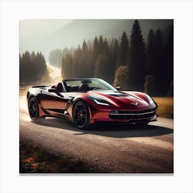 Chevrolet Corvette Convertible Canvas Print