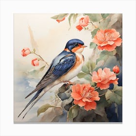 Swallow Bird Canvas Print