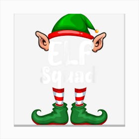 Elf Squad Matching Christmas Elves Canvas Print