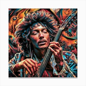 A Stunning Close Up Of A Bohemian Musician Rendere Nmc Cbx2rnofmt5t1zs54a Coxsyvwrr1ikan2ulvamww Canvas Print