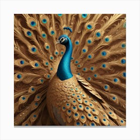 Peacock 52 Canvas Print