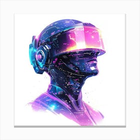 Vr Headset.Generated AI. Wall Art Print 7 Canvas Print