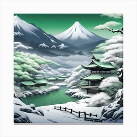 Winter in Japan Canvas Print