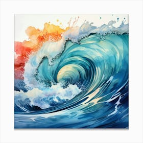 Ocean Wave 1 Canvas Print