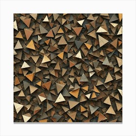 Triangles Background 3 Canvas Print