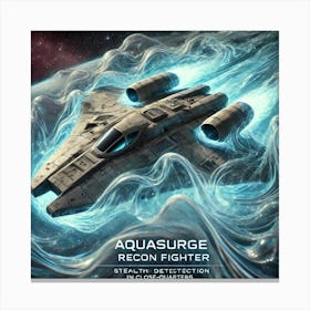 Aquasurge Recon Fighter Evading Detection Canvas Print