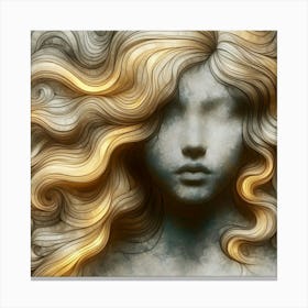 Face Of A Woman 10 Canvas Print