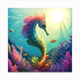 Seahorse Canvas Print