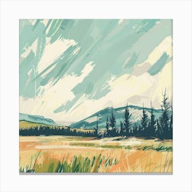 Landscape Painting 5 Canvas Print