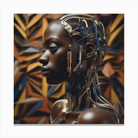 Cybernetic Woman 2 Canvas Print