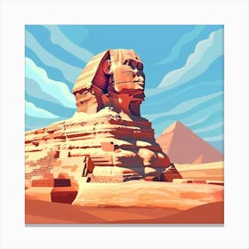 A Sphinx In Giza Vector Design Illustration 1719991720 1 Canvas Print