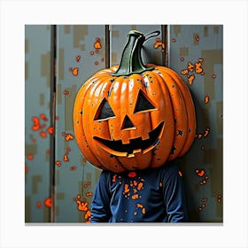 Halloween Pumpkin Canvas Print