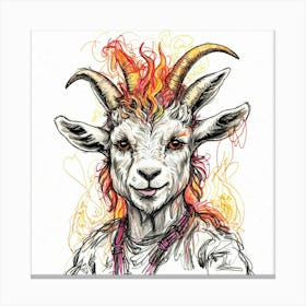 Goat! 20 Canvas Print