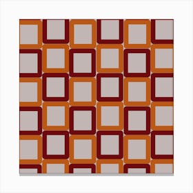 Squares Geometrical Canvas Print