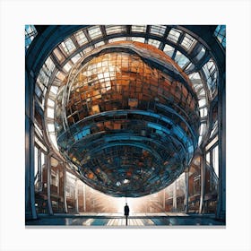 Sphere Of Glass Canvas Print