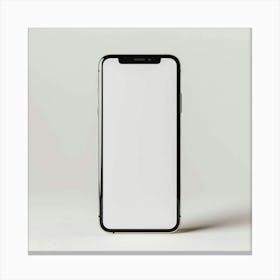 White Iphone X Mockup 1 Canvas Print