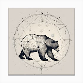 Bear Constellation Canvas Print