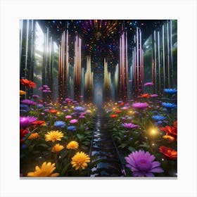 Flower Garden Canvas Print