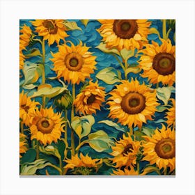 Sunflowers 12 Canvas Print