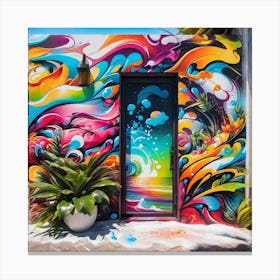 Door To Paradise Canvas Print