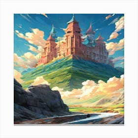 Castle In The Sky Canvas Print