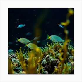 Fishes In The Sea 3 Canvas Print