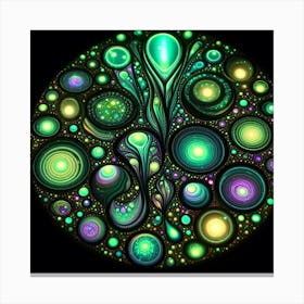 Psychedelic Circles Canvas Print