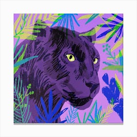 Panther Square Canvas Print