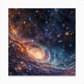 Spiral Galaxy Canvas Print