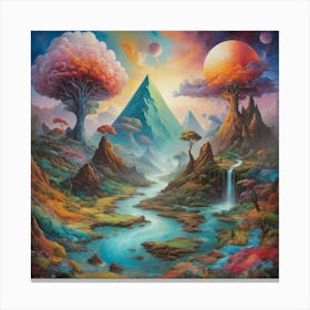 'Sunshine Valley' Art Print Canvas Print