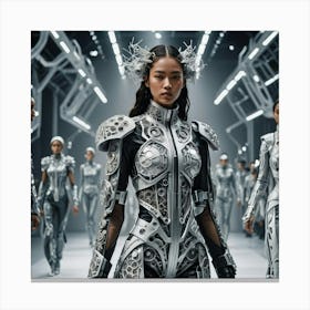 Futuristic Women 1 Canvas Print