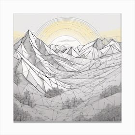 Mountain Landscape 4 Canvas Print