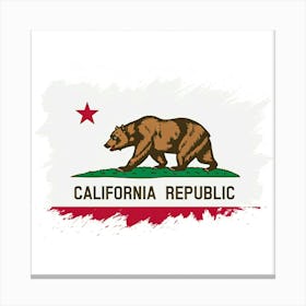 California Republic Flag Canvas Print