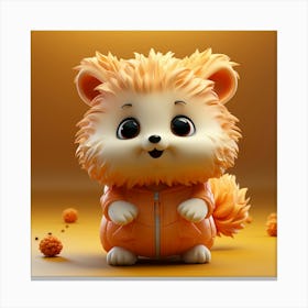 Cute Teddy Bear 9 Canvas Print