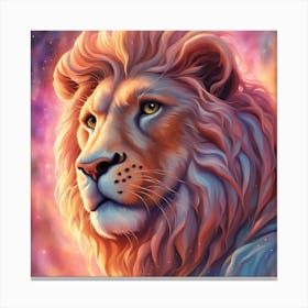 Lion Painting Canvas Print