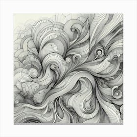 Swirls And Swirls 2 Canvas Print