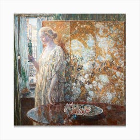 Tanagra (The Builders, New York), Frederick Childe Hassam Canvas Print