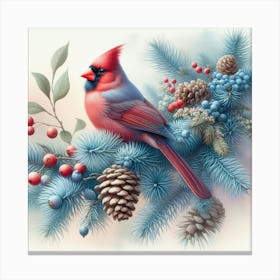 Cardinal Bird Canvas Print