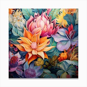 Lotus Flower Canvas Print