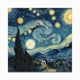 Starry Night 4 Canvas Print