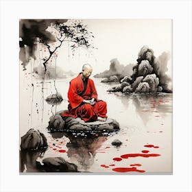 Buddhist Monk Canvas Print